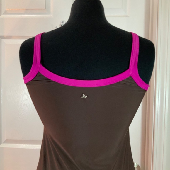 Prana Mauve Colorblock Swim Dress Size Small - Picture 5 of 8
